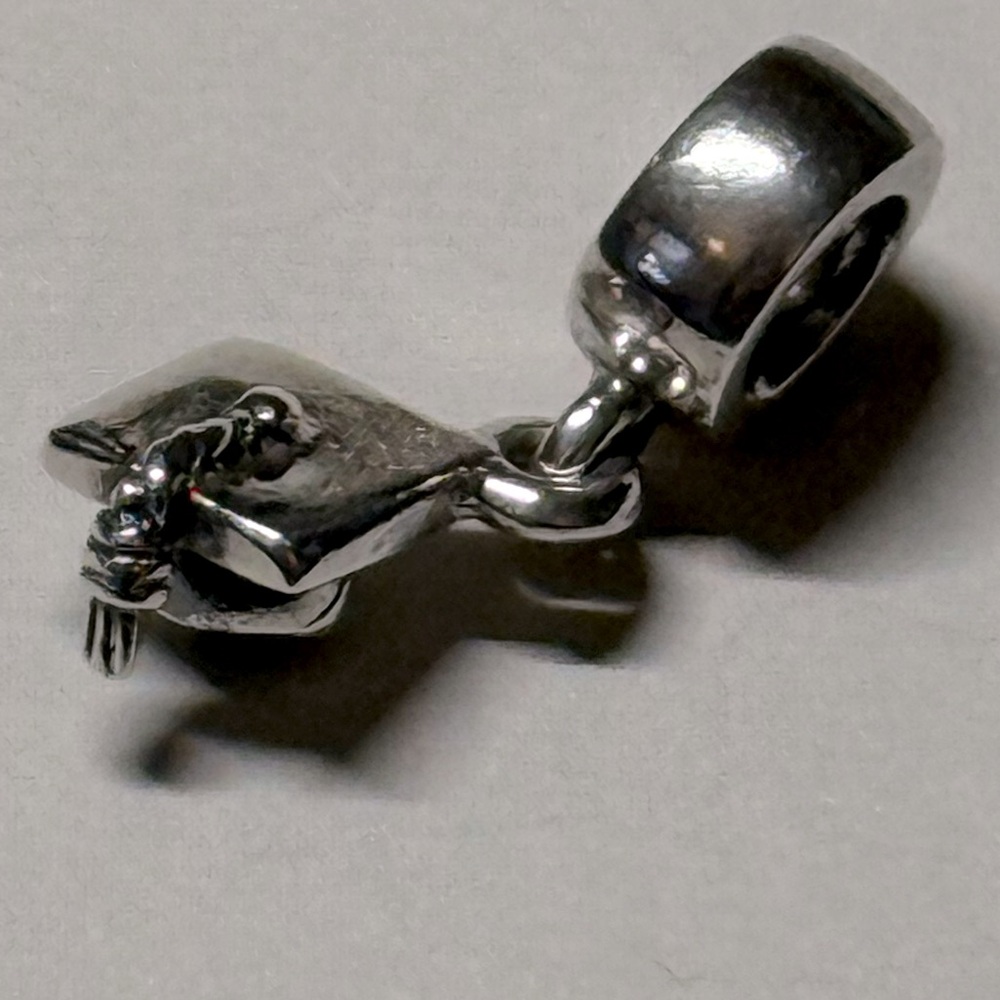 Pandora charm graduation cap. 925 sterling silver